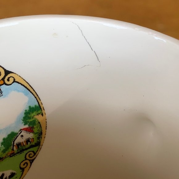 Vtg Agro Delfts Poly Holland Windmill Mug - Picture 2 of 11